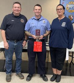 Chief Charles Tucker, Jr, Wade Fitzpatrick, Krista Wallach